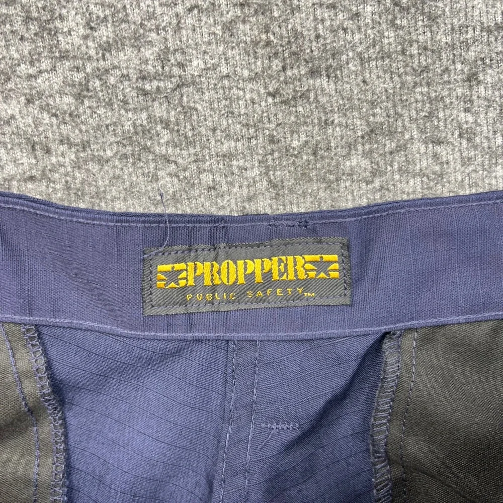 Propper Combat Trousers Mens Medium Regular Navy Blue 34x32 Cargo Ripstop Pants‎